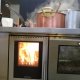 Moderner Kochherd mit Feuer beim Gourmetfestival Hochpustertal 2018