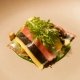 Ein Gericht von Markus Holzer: Offener Raviolo mit Steilnpilzen