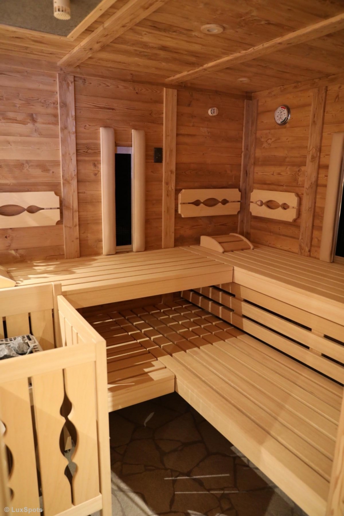 Sauna und Infrarotkabine im Alm-Chalet Prechtlgut