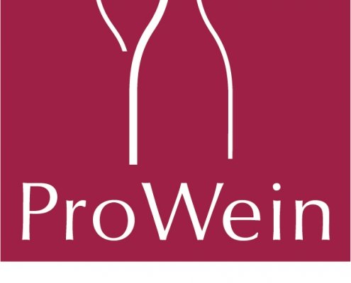 Logo der Genussmesse ProWein in Düsseldorf